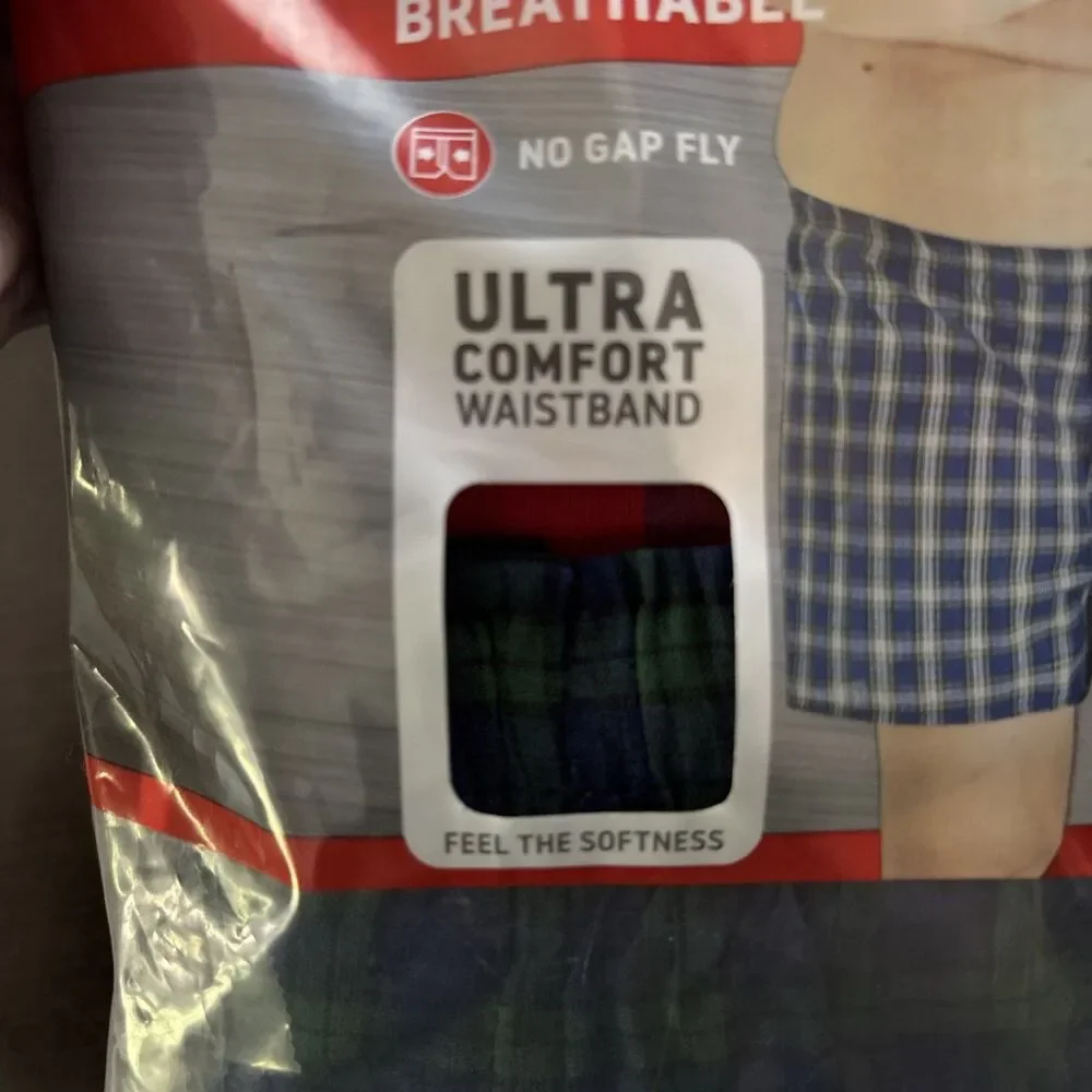 NEW Hanes Ultimate 4-Pack Tagless Boxers Mens 2XB BIG MAN Cool Comfort $42